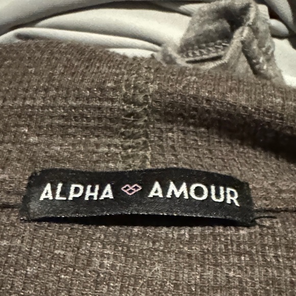 Gray Hooded Cardigan - Picture 2 of 3